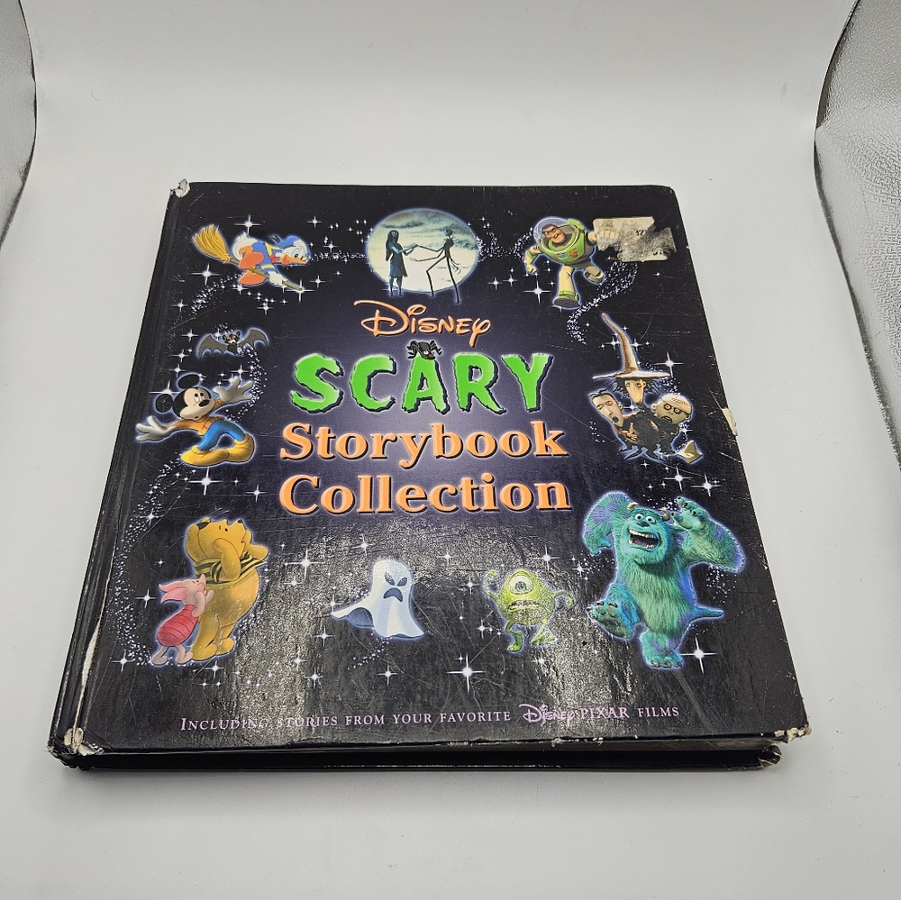 Disney Scary Book Collection Story Book Hardcover Monsters Inc. Mickey Mouse